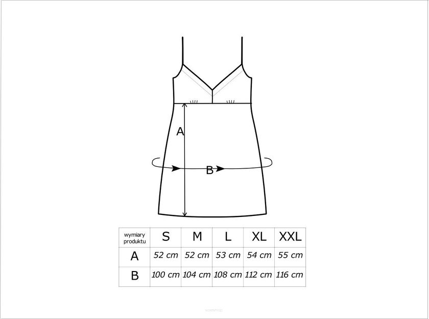 KOSZULA DONNA PERLA II WÄ„SKIE/RAMIÄ„CZKO